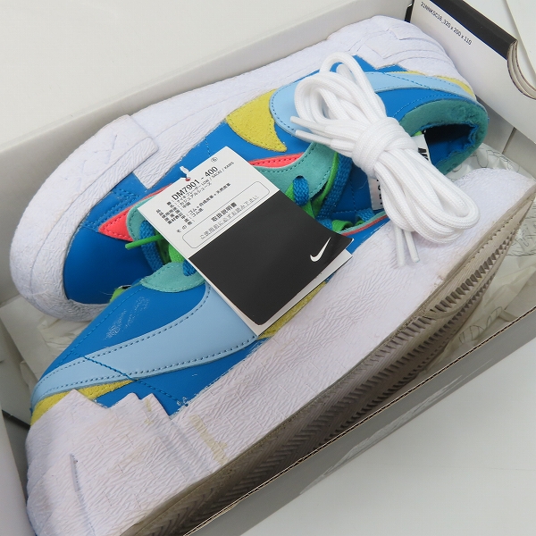 実際に弊社で買取させて頂いたNIKE×KAWS×sacai/ナイキ×カウズ×サカイ BLAZER LOW/ブレーザー ロー DM7901-400/27.0の画像 7枚目