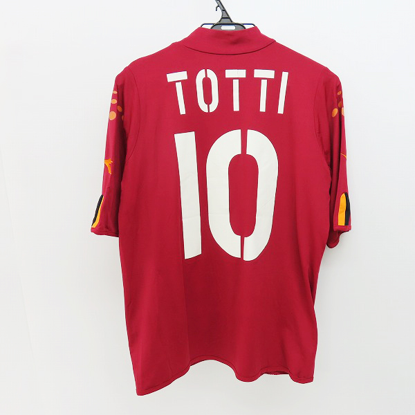 実際に弊社で買取させて頂いたDiadora/ディアドラ ASローマ 03/04 ホームユニフォーム #10 トッティ/Mの画像 1枚目