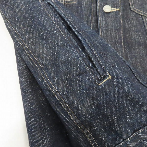 実際に弊社で買取させて頂いたBackChannel/バックチャンネル デニムジャケット/XLの画像 7枚目