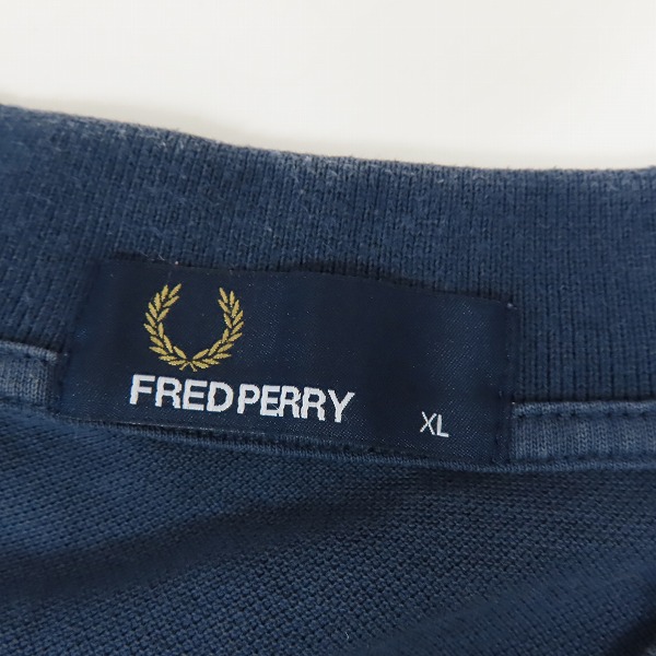 実際に弊社で買取させて頂いたFRED PERRY/フレッドペリー 半袖 ポロシャツ XLの画像 2枚目