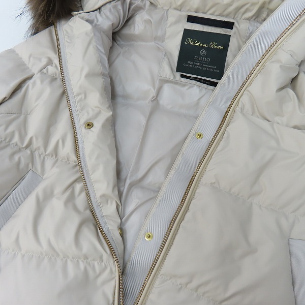 実際に弊社で買取させて頂いたNISHIKAWA DOWN×nano universe/西川ダウン×ナノユニバース ダウンジャケット NL92DWW001TS/36の画像 4枚目