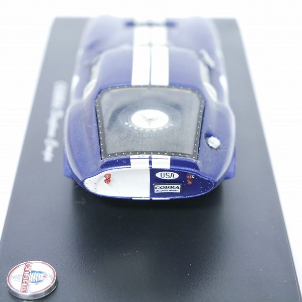 実際に弊社で買取させて頂いたKYOSHO/京商 1/43 COBRA DAYTONA COUPE/コブラ デイトナ クーペ  ブルー 03051A/ミニカーの画像 4枚目