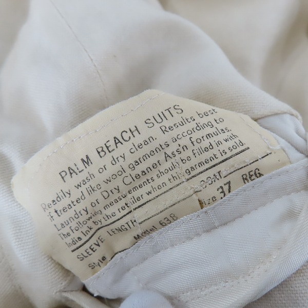 実際に弊社で買取させて頂いたPalm Beach/パームビーチ ヴィンテージ ジャケット/37の画像 4枚目
