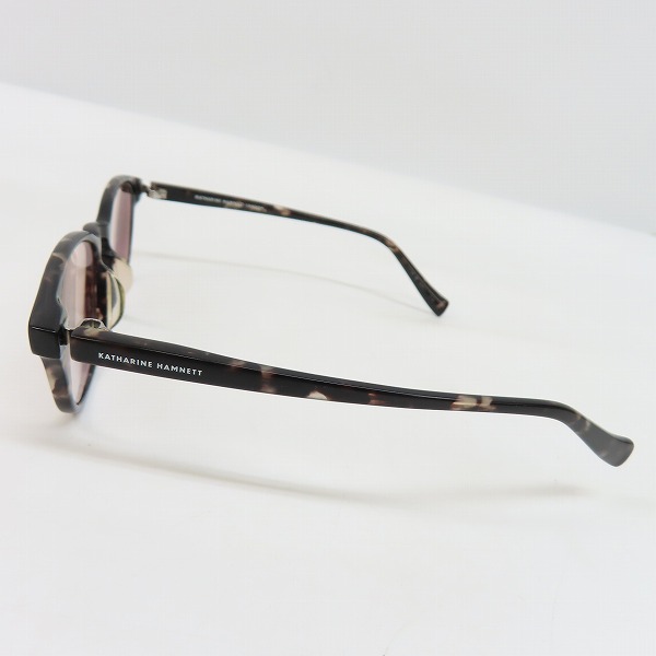 実際に弊社で買取させて頂いたKATHARINE HAMNETT LONDON/キャサリンハムネットロンドン 度入りサングラス/アイウェア KH9138の画像 2枚目