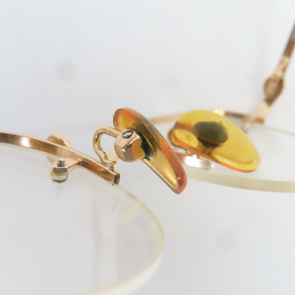 実際に弊社で買取させて頂いたGIORGIO ARMANI/ジョルジオ アルマーニ 度入り 眼鏡/メガネフレーム ハーフリム 61-794の画像 8枚目