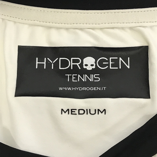 実際に弊社で買取させて頂いたHYDROGEN/ハイドロゲン TENNIS/テニス スカル 半袖シャツ/スポーツウェア/Mの画像 2枚目