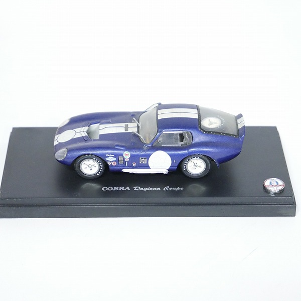 実際に弊社で買取させて頂いたKYOSHO/京商 1/43 COBRA DAYTONA COUPE/コブラ デイトナ クーペ  ブルー 03051A/ミニカーの画像 1枚目