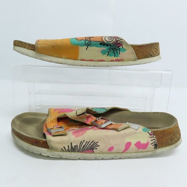 実際に弊社で買取させて頂いたSTUSSY x Birkenstock TATAMI/ステューシー× ビルケンシュトック× タタミ コラボ 25周年 記念 サンダル/40の画像 3枚目