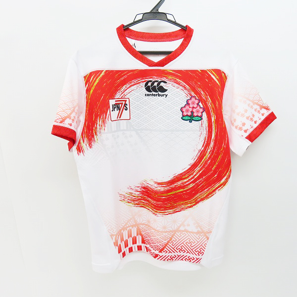 実際に弊社で買取させて頂いた【未使用】canterbury/カンタベリー ラグビー 7人制 日本代表 2021 ホーム ジャージ RG30194/M