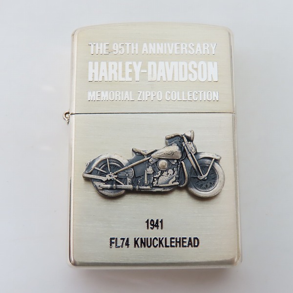 実際に弊社で買取させて頂いたZIPPO/ジッポー HARLEY DAVIDSON/ハーレーダビッドソン 95TH ANNIVERSARY 4号車 1996年製