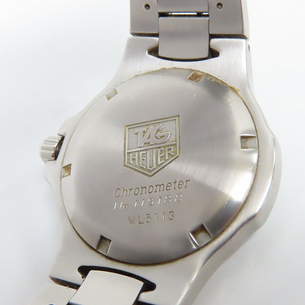 実際に弊社で買取させて頂いたTAG Heuer/タグホイヤー キリウム デイト 200M 自動巻き クロノメーター WL5113の画像 4枚目