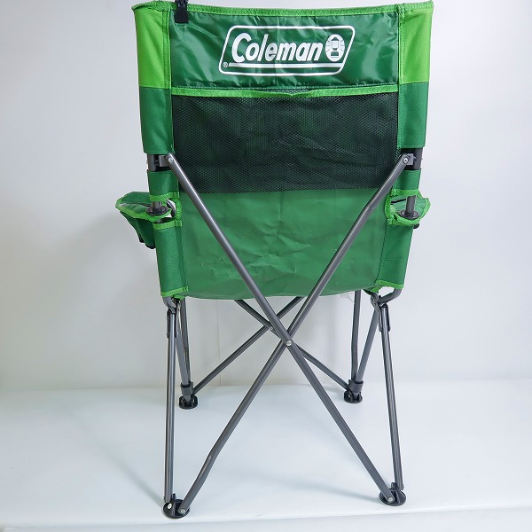 実際に弊社で買取させて頂いたColeman/コールマン ハイバックリラックスチェア グリーン 2000010503 椅子 キャンプ/アウトドアの画像 2枚目