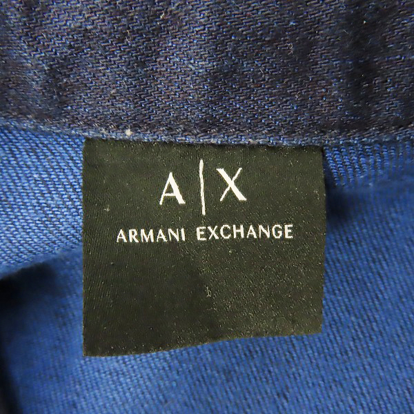 実際に弊社で買取させて頂いた【JPタグ】A|X ARMANI EXCHANGE/アルマーニ エクスチェンジ ストレッチデニムトラッカージャケット/6ZZB37 Z1GFZ/Sの画像 2枚目
