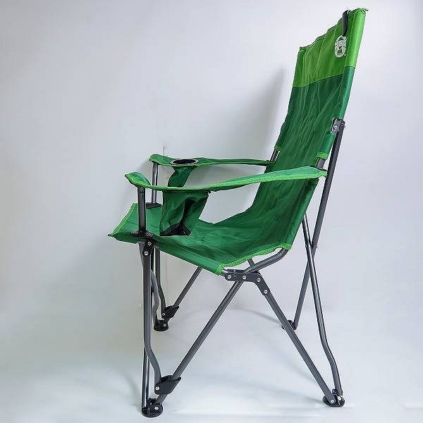実際に弊社で買取させて頂いたColeman/コールマン ハイバックリラックスチェア グリーン 2000010503 椅子 キャンプ/アウトドアの画像 1枚目