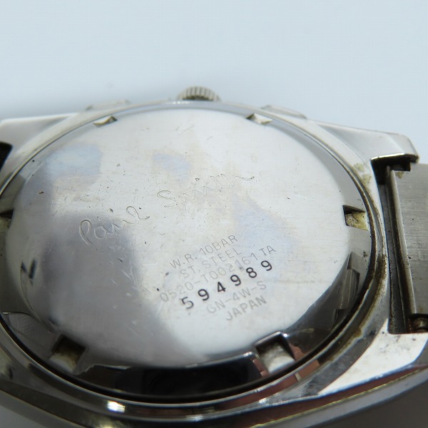 実際に弊社で買取させて頂いたPaulSmith/ポールスミス クロノグラフ クォーツ/腕時計 0520-T002161【動作未確認】の画像 4枚目