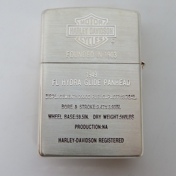 実際に弊社で買取させて頂いたZIPPO/ジッポー HARLEY DAVIDSON/ハーレーダビッドソン 95TH ANNIVERSARY 5号車 96年製の画像 1枚目