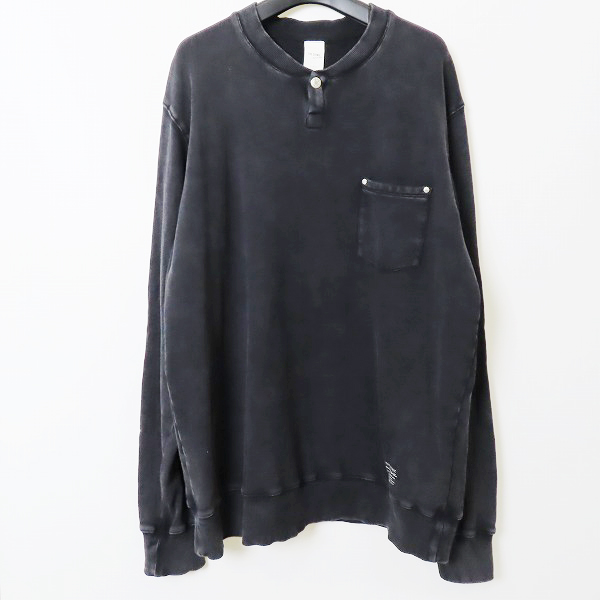 実際に弊社で買取させて頂いたCRIMIE/クライミー VINTAGE OVERDYE CIRCLE LOGO SNAP POCKET CREW NECK SWEAT/スウェット CR1-02B5-CL72/XXLの画像 1枚目