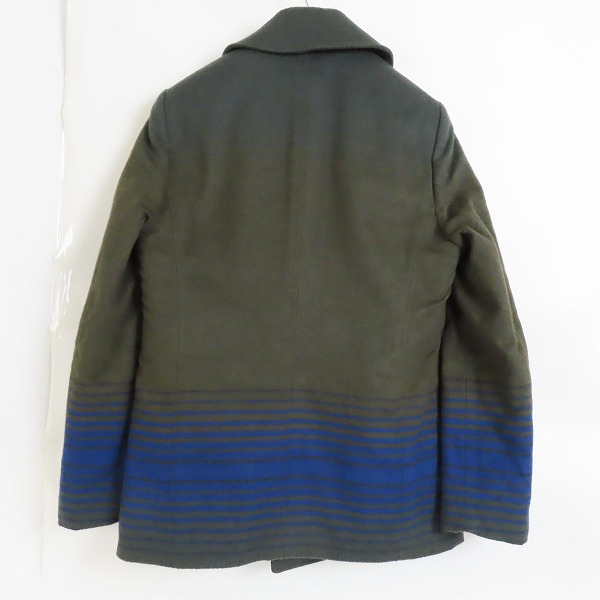 実際に弊社で買取させて頂いたEMPORIO ARMANI/エンポリオアルマーニ 羊毛 ウールコート/46の画像 1枚目