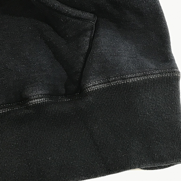 実際に弊社で買取させて頂いたTHE REAL McCOY/リアルマッコイズ スウェット プルオーバーパーカー ブラック/Mの画像 5枚目