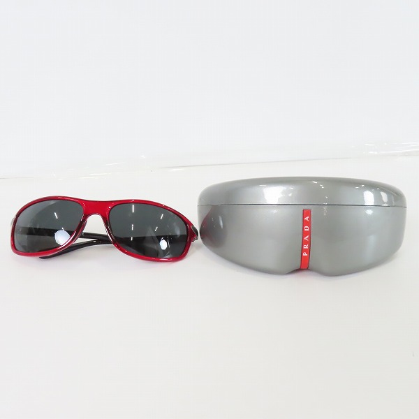 実際に弊社で買取させて頂いたPRADA/プラダ 度入り サングラス/アイウェア SPS05M ABC-1A1の画像 9枚目