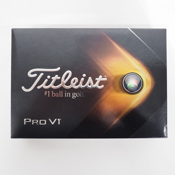 実際に弊社で買取させて頂いた【未使用/オウンネーム】Titleist/タイトリスト PRO V1 ゴルフボール ホワイト 1ダース の画像 2枚目