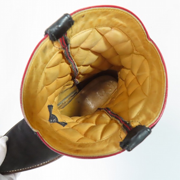 実際に弊社で買取させて頂いたR.J.B FLAT HEAD/フラットヘッド ウエスタンブーツ 8.5の画像 4枚目