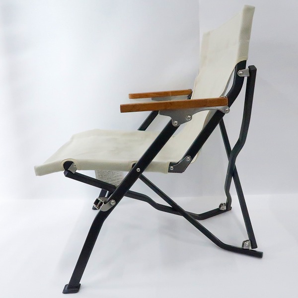 実際に弊社で買取させて頂いたsnow peak/スノーピーク ローチェア ショート アイボリー LV-093IVの画像 1枚目