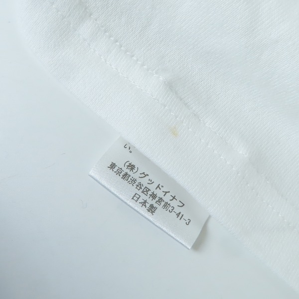 実際に弊社で買取させて頂いた【未使用】GOODENOUGH/グッドイナフ 15 SS ROCK TEE 再構築 プリント Tシャツ GE-157007/XSの画像 4枚目