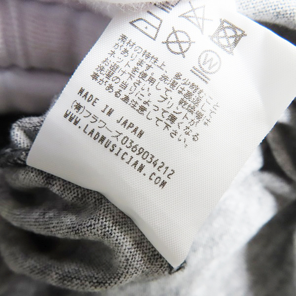 実際に弊社で買取させて頂いたLAD MUSICIAN/ラッドミュージシャン 花柄BIG T-SHIRT ビッグTシャツ 2118-715/42の画像 4枚目