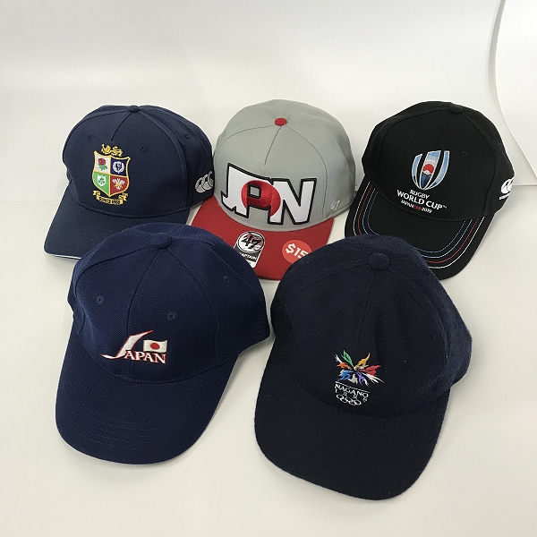 実際に弊社で買取させて頂いた【おまとめ/未使用含む】canterbury/カンタベリー MIZUO/ミズノ 47/フォーティーセブン 他 帽子/キャップ