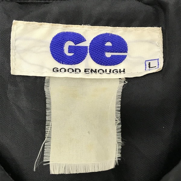 実際に弊社で買取させて頂いたGOODENOUGH/グッドイナフ ジップアップ ジャケット ブラック Lの画像 2枚目