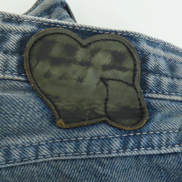 実際に弊社で買取させて頂いたNUMBER (N)INE/ナンバーナイン 07SS アーカイブ 宮下貴裕 本人期 デニムパンツ F07-NNP007/2の画像 5枚目