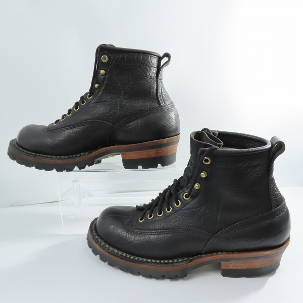 実際に弊社で買取させて頂いたWhite's Boots/ホワイツブーツ SMOKE JUMPER スモークジャンパー レースアップブーツ ブルハイド ツートン 8の画像 3枚目