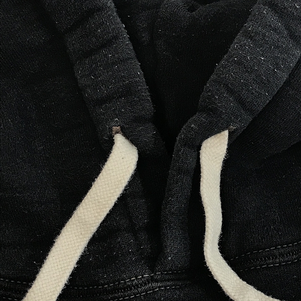 実際に弊社で買取させて頂いたTHE REAL McCOY/リアルマッコイズ スウェット プルオーバーパーカー ブラック/Mの画像 7枚目