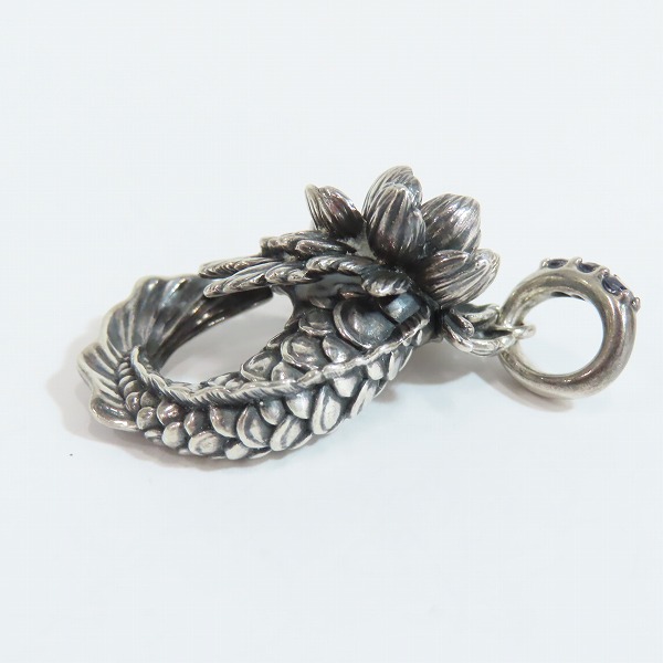 実際に弊社で買取させて頂いたBloody Mary/ブラッディマリー Lotus head/ロータスヘッド w/ロンドンブルートパーズ ペンダントの画像 3枚目