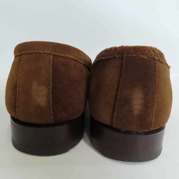 実際に弊社で買取させて頂いたBROOKS BROTHERS/ブルックスブラザーズ スエード レザーシューズ ローファー/9.5の画像 1枚目