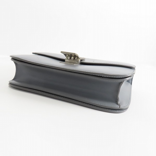 実際に弊社で買取させて頂いたCELINE/セリーヌ クラシックボックス レザー ハンドバッグ ミディアムサイズの画像 2枚目