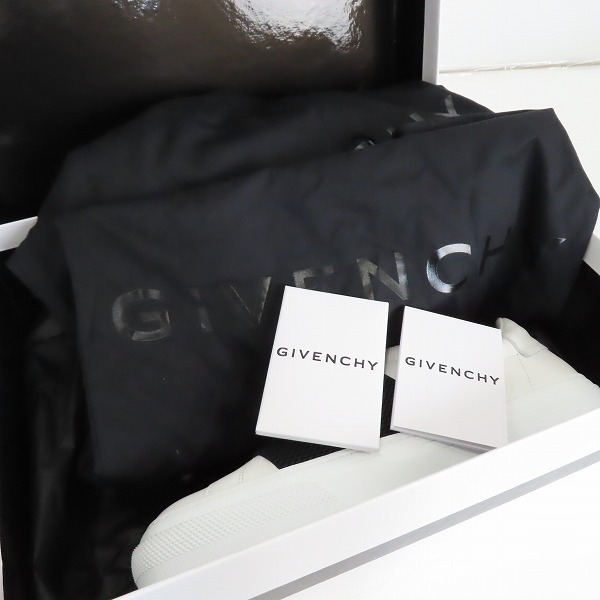 実際に弊社で買取させて頂いたGIVENCHY/ジバンシィ シューズ エラスティック バンド レザー スニーカー/40の画像 7枚目