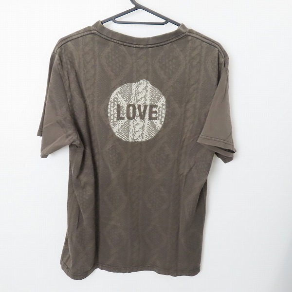 実際に弊社で買取させて頂いたNUMBER(N)INE/ナンバーナイン Tシャツ LOVE 2の画像 1枚目