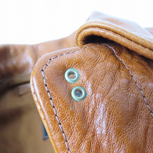 実際に弊社で買取させて頂いたTHE REAL McCOY'S/ザリアルマッコイズ A-2 レザー フライトジャケット 38の画像 4枚目