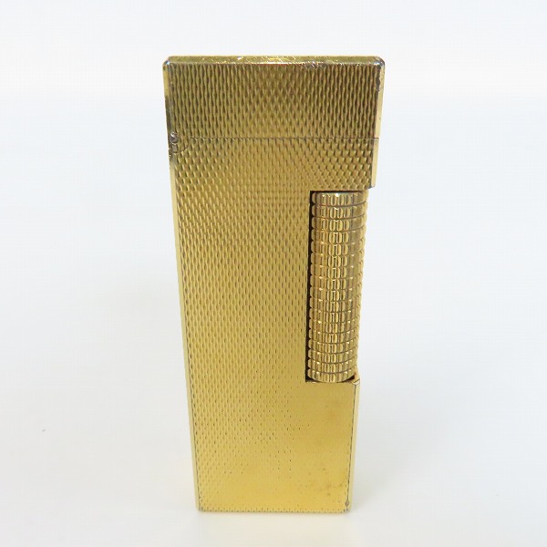 実際に弊社で買取させて頂いたdunhill/ダンヒル サイドローラー ガスライター ゴールド