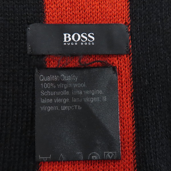 実際に弊社で買取させて頂いたHUGO BOSS/ヒューゴボス ウール  マフラーの画像 2枚目