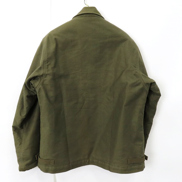 実際に弊社で買取させて頂いたTHE REAL McCOY'S/リアルマッコイズ A-2 デッキジャケット TALONジップ DSA-1-1235-64-C/Lの画像 1枚目