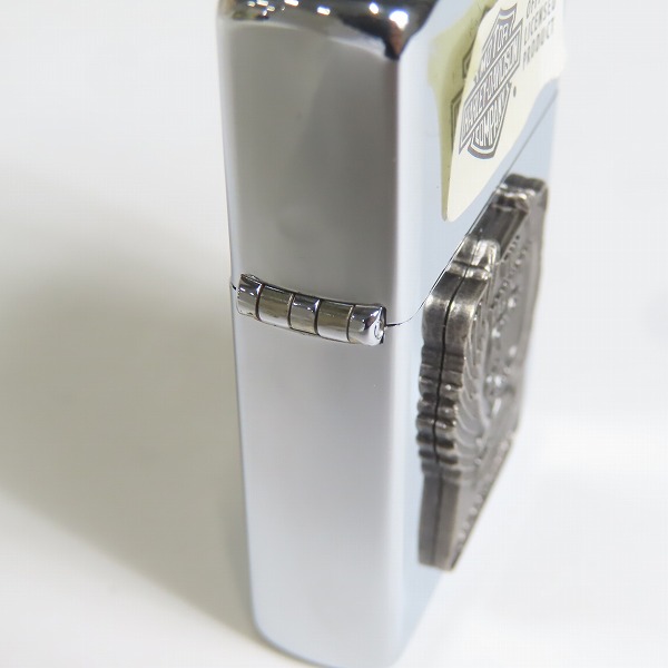 実際に弊社で買取させて頂いたZIPPO/ジッポー HARLEY-DAVIDSON/ハーレーダビッドソン THE REUNION 90YEARS メタル貼り 1993年製の画像 3枚目