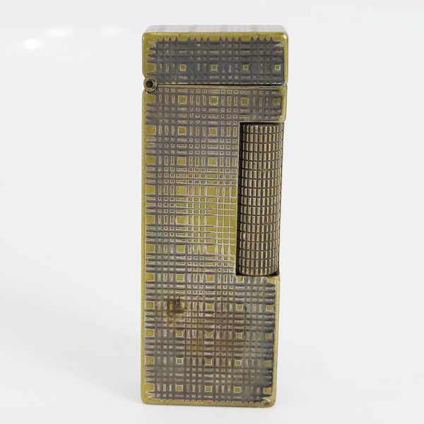 実際に弊社で買取させて頂いたdunhill/ダンヒル サイドローラー ガスライター 格子