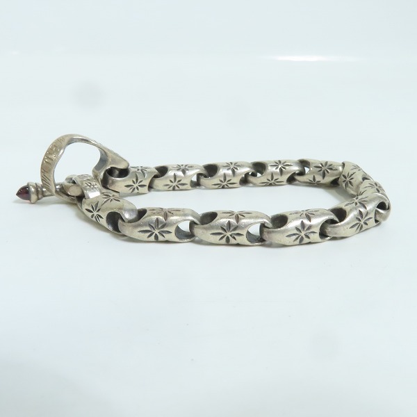 実際に弊社で買取させて頂いた【証明書付き】BILL WALL LEATHER/BWL/ビルウォールレザー B417:Mid Star Bracelet/ミッドスターブレスレットの画像 4枚目