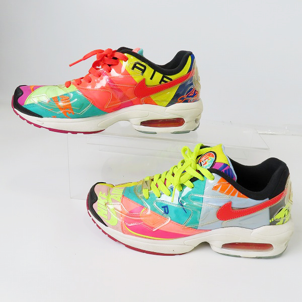 実際に弊社で買取させて頂いたNIKE×ATMOS/ナイキ×アトモス AIR MAX2 LIGHT QS/エアマックス2 ライト クイックストライク BV7406-001/27の画像 3枚目