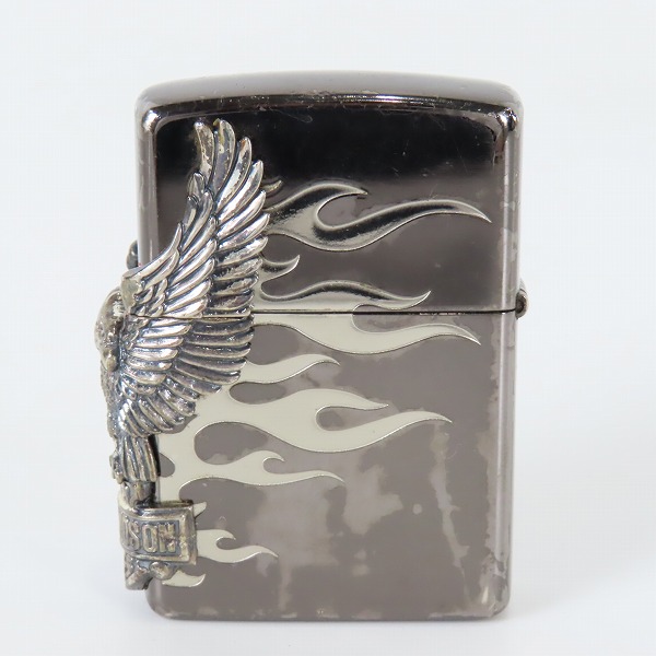 実際に弊社で買取させて頂いたZIPPO/ジッポー HARLEY DAVIDSON/ハーレーダビッドソン サイドメタル 2010年製の画像 1枚目