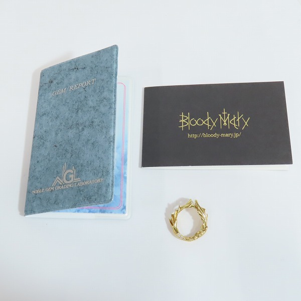 実際に弊社で買取させて頂いた【ギャラ付】Bloody Mary/ブラッディマリー エリクス ペンダント 天水輪  K18  w/ダイヤモンドの画像 5枚目