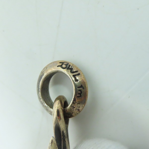 実際に弊社で買取させて頂いたBWL/ビルウォールレザー フィッシュフックチャーム w/クリアストーンの画像 5枚目